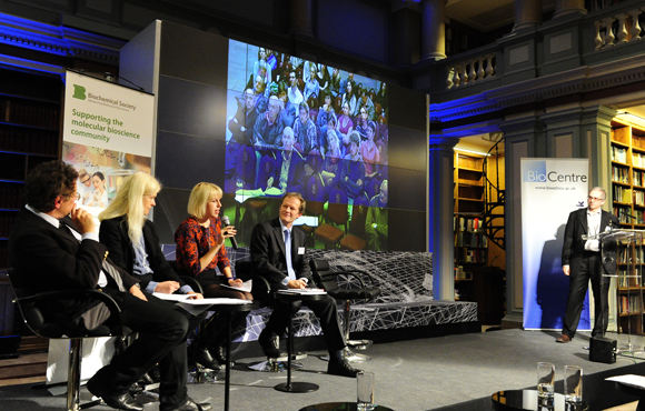 Public discussion on synthetic biology held in partnership with Royal Society of Chemistry and the Biochemical Society, November 2012